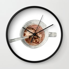 Breakfast mug Wall Clock