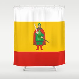  Flag of Ryazan Shower Curtain