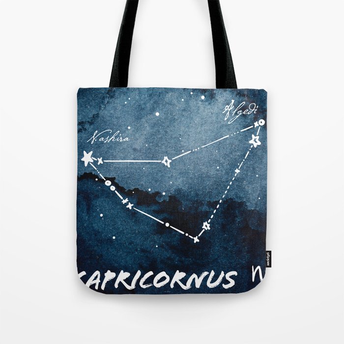 Capricornus Zodiac Constellation 2 Tote Bag