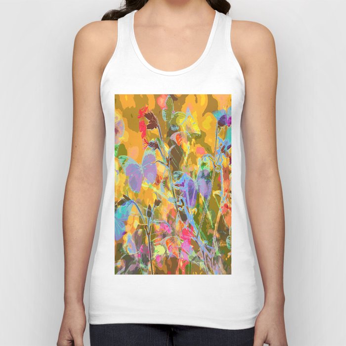Meadow - lovely colors and details - summer mood #decor #society6 #buyart Tank Top