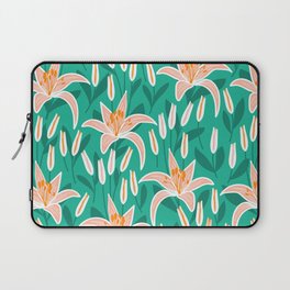 Lily Flower Garden Laptop Sleeve