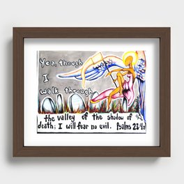 Valley of the Shadow Recessed Framed Print