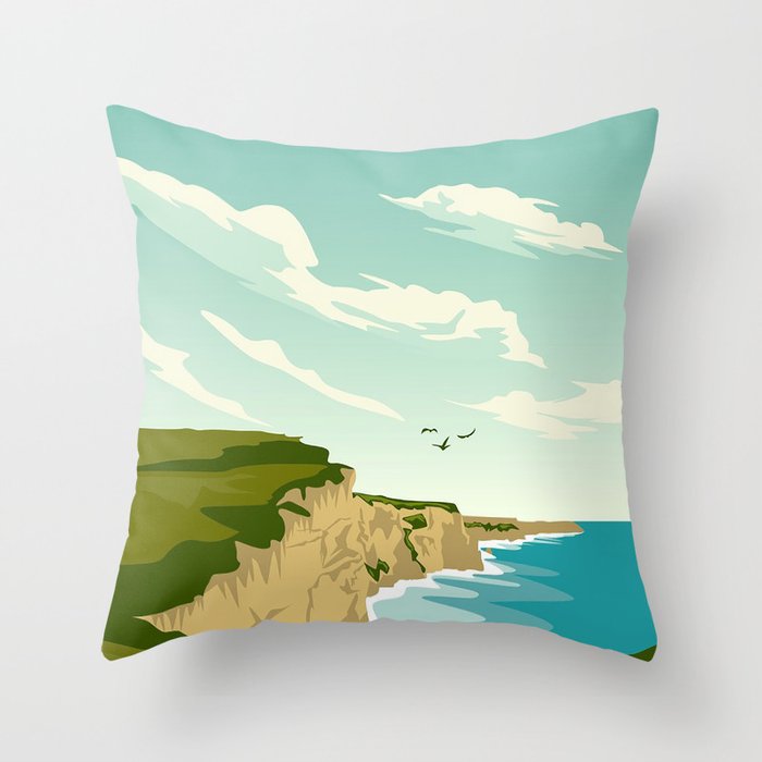 Cliffs of Moher Ireland3329159.jpg Throw Pillow