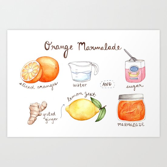 Marmalade Art Print