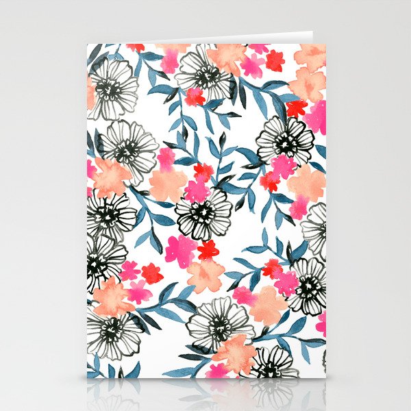 Tiny Floral Stationery Cards