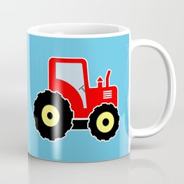 Red toy tractor Coffee Mug | Heavymachinery, Farmmachinery, Nurserydecoration, Machine, Mechanizedfarming, Farmequipment, Red, Vehicle, Artforkids, Design 