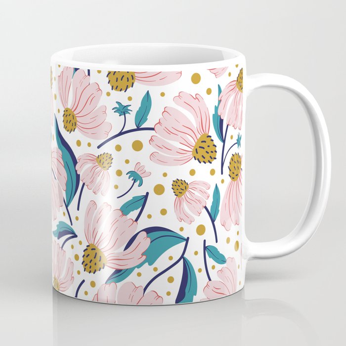 Pink florals Coffee Mug