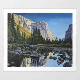 Yosemite Art Print | California, Yosemitepainting, Californiaartist, Californiaart, Yosemite, Landscapeart, Californiapainter, Landscapeartwork, Landscapepainter, Painting 