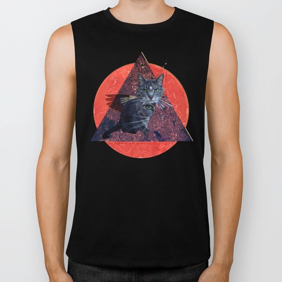 Cat Land Flight Biker Tank