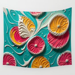 Summer Memories colorful wall decor and home accessories Wall Tapestry