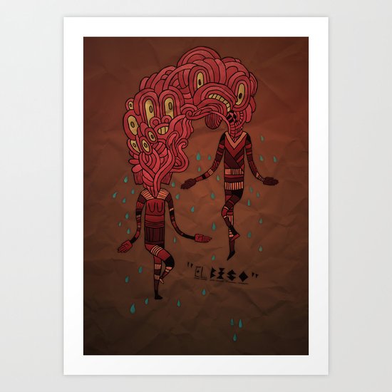 The Kiss Art Print