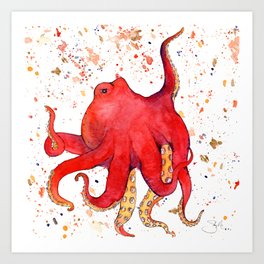 Octopus Art Print