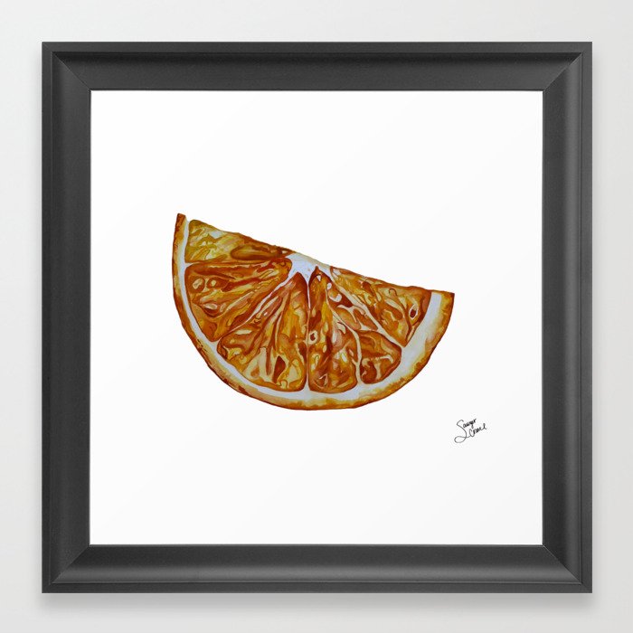 Orange Ya Glad? Framed Art Print