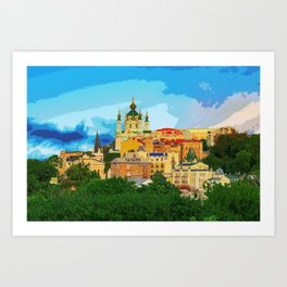 Kiev: A City of Elegant Designs and Timeless Traditions Art Print