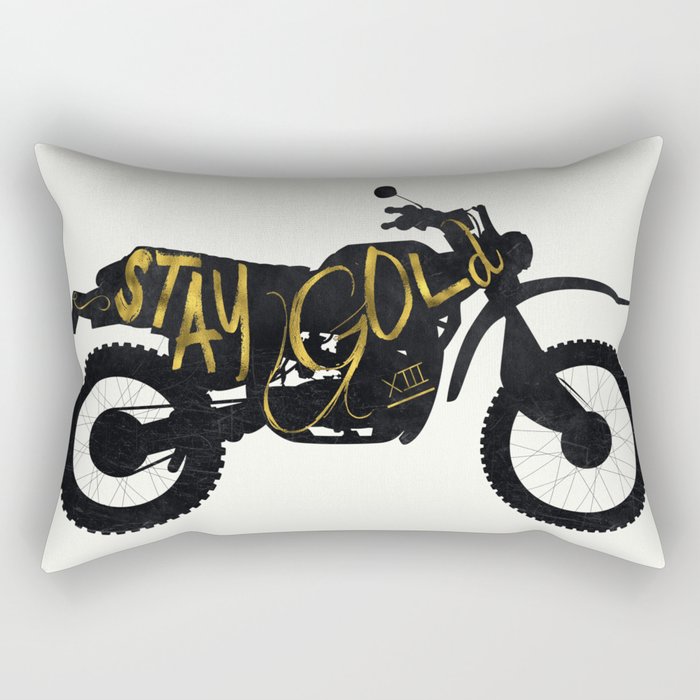 Stay Gold Rectangular Pillow
