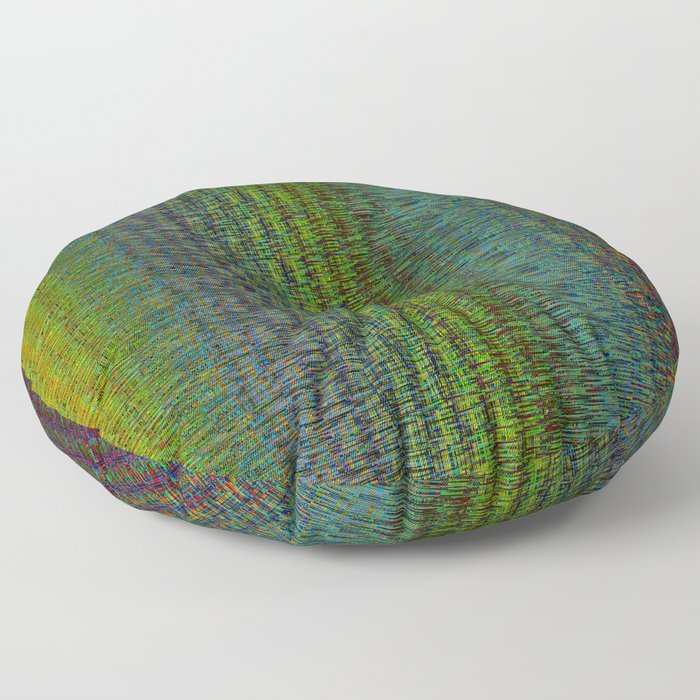 Earth Tones Abstract Floor Pillow