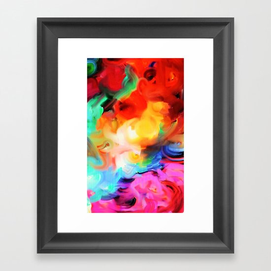 Garden of Flowers Framed Art Print