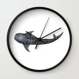 Whale shark Rhincodon typus Wall Clock