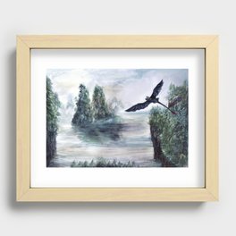 How to Train your dragon art Recessed Framed Print