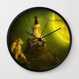 The troll and the wizard Wall Clock
