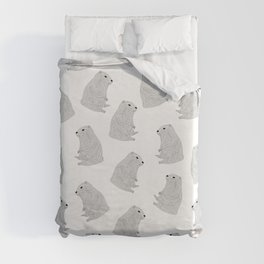 An Elusive Marmot Duvet Cover