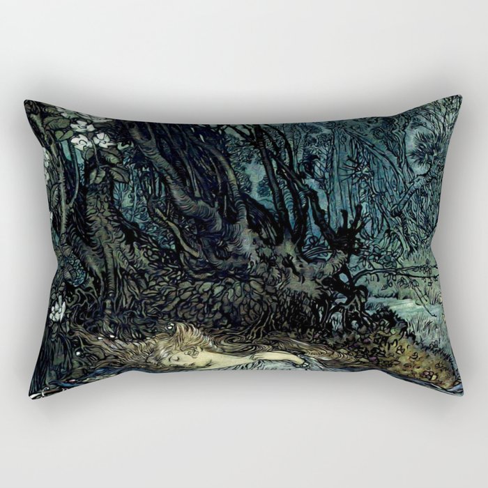 A Midsummer Night's Dream Titania Sleeping Rectangular Pillow