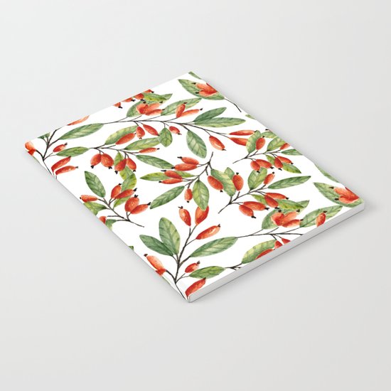 Red berries Notebook