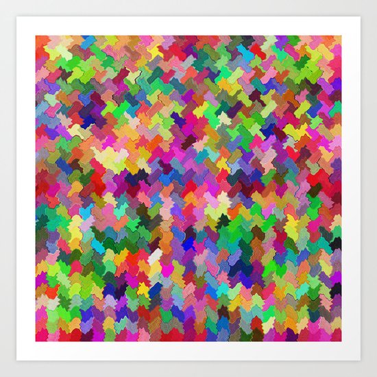 Scibbled Fanfare Art Print