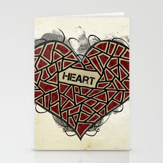 Heart Stationery Cards