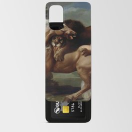 A Lion Attacking a Horse Android Card Case