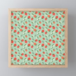 Strawberry Mix Framed Mini Art Print