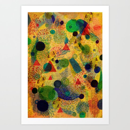 Color Dimension Art Print