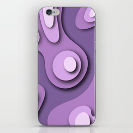 Abstract geometry shape mountains 08 iPhone Skin