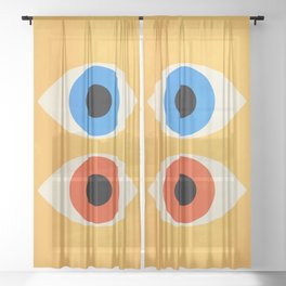 Eyes | Bauhaus III Sheer Curtain