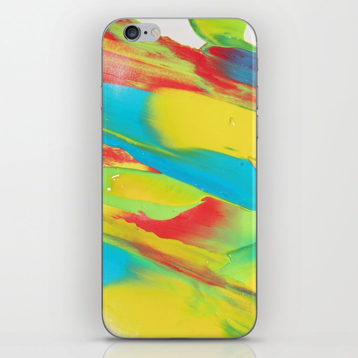 Abstract paint composition nº7 iPhone Skin