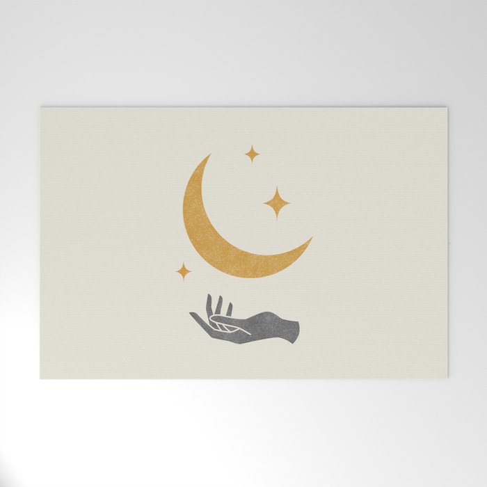 Moonlight Hand Welcome Mat