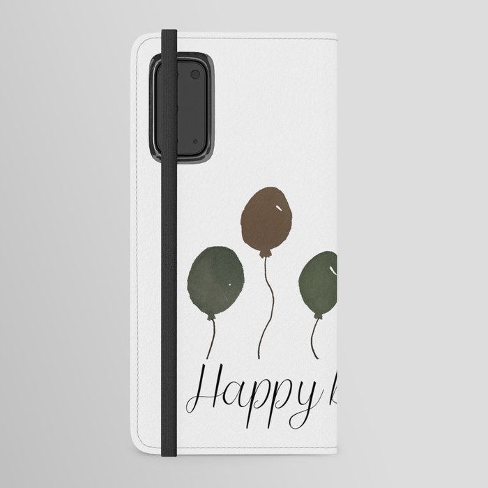Happy Birthday Balloons Android Wallet Case