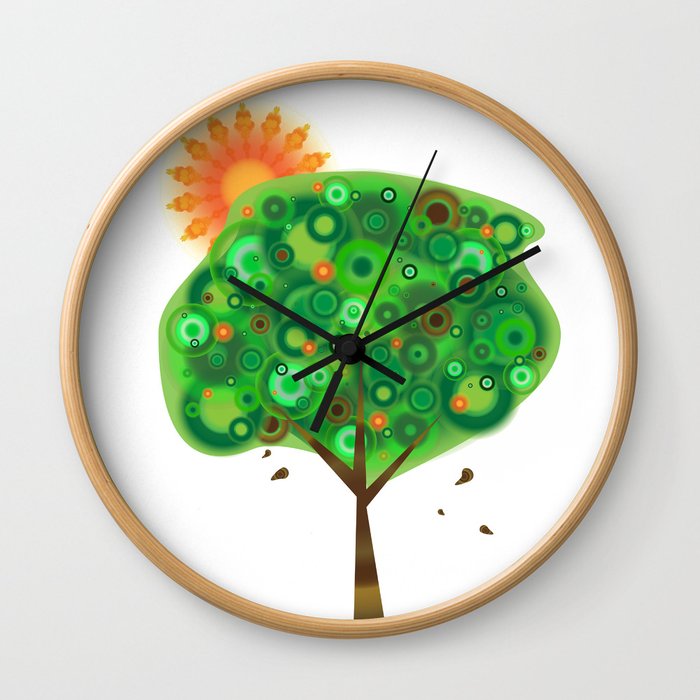 Be Like A Tree Wall Clock