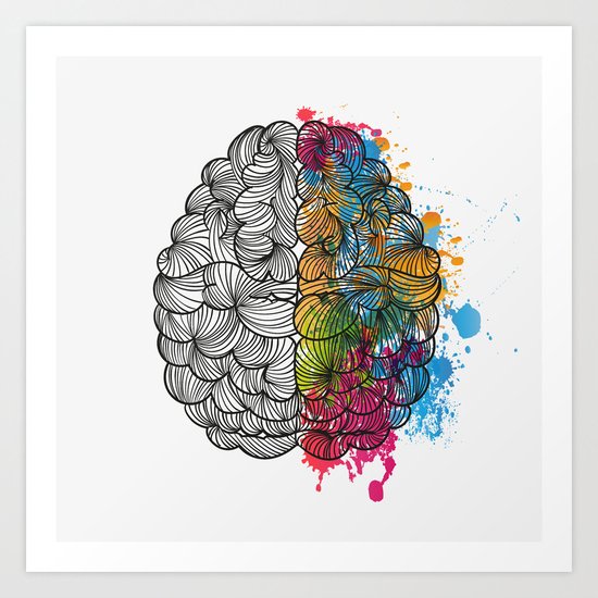 My Brain Art Print