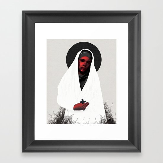 None Framed Art Print