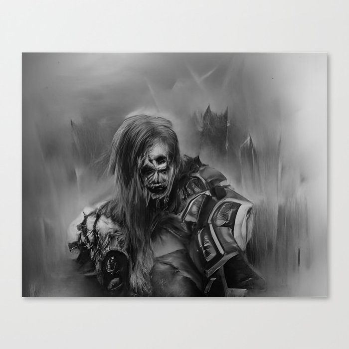 Zombie Deathknight Canvas Print