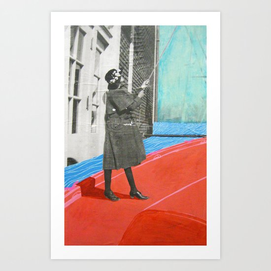 Up Go the Sails Art Print