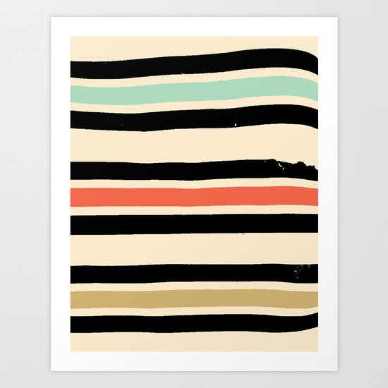 Jeremy Blake's Visit To Rockaway Beach — Matthew Korbel-Bowers Art Print