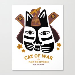 The Cat of War Canvas Print