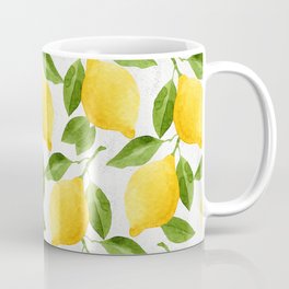 Watercolor Lemons Mug