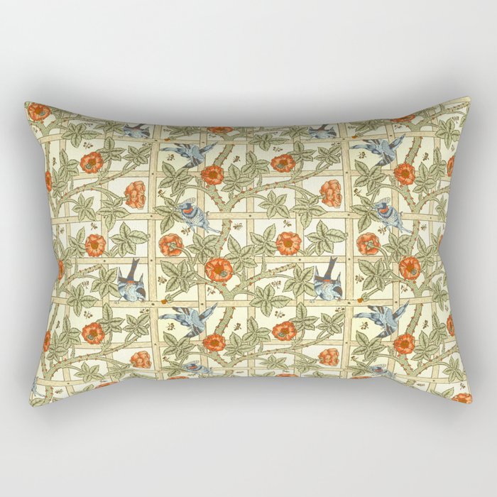 William Morris "Trellis" 1. Rectangular Pillow