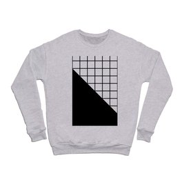 GEOMETRIC MAXIMALISM (BLACK-WHITE) Crewneck Sweatshirt