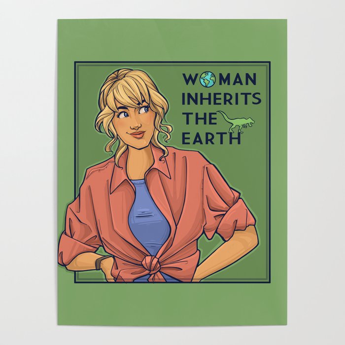 Woman Inherits the Earth Poster
