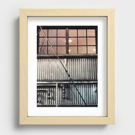 Metal and Stars Recessed Framed Print