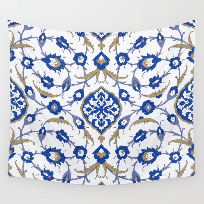  Iznik — Turkish pattern 15 Wall Tapestry
